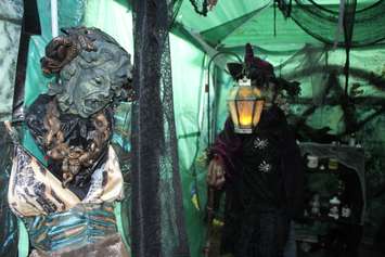 The 6th edition of Reaper's Gate Haunted Backyard Maze is put on at 3150 California Ave. in Windsor in support of Street Help. Photo taken October 21, 2016. (Photo by Ricardo Veneza)