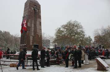 Windsor Remembrance Day ceremony, November 11, 2019. (Photo by Maureen Revait) 
