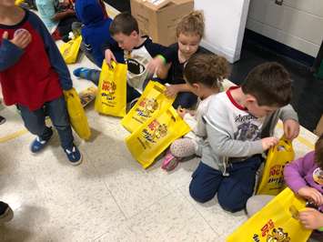 The Safety Dog Bus Tour  at  McNaughton Avenue Public School in Chatham on October 22, 2019 (Photo by Allanah Wills)