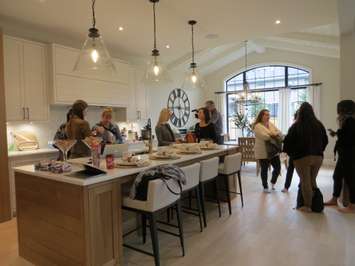 The main kitchen inside the Dream Lottery home at 2397 Meadowlands Way. (Photo by Miranda Chant, Blackburn News)