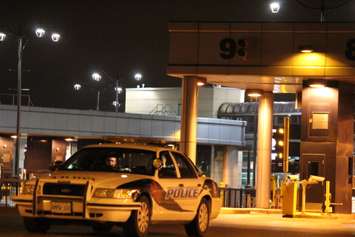 The Windsor police Explosive Disposal Unit attended the Detroit-Windsor Tunnel after a suspicious package was found on January 20, 2015. (Photo by Jason Viau)