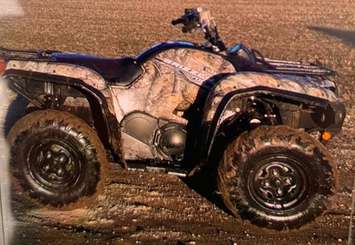 This ATV was reported stolen from a residence in Bothwell. (Photo courtesy of Chatham-Kent police)