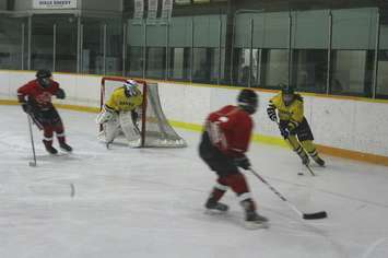 Pride Game between CKSS and LKCS at the Erickson Arena. January 10, 2017. Photo by Natalia Vega. 