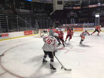 The Windsor Spitfires are getting ready for another season. Aug 28, 2018. (Photo by Paul Pedro)