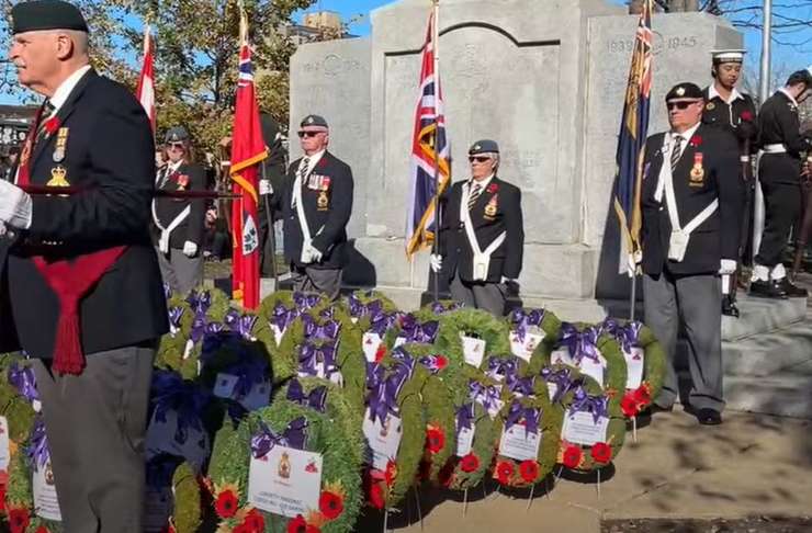 Remembrance Day in Sarnia, November 11, 2023. Photo courtesy of David Burrows. 