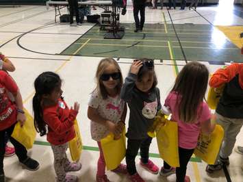 The Safety Dog Bus Tour  at  McNaughton Avenue Public School in Chatham on October 22, 2019 (Photo by Allanah Wills)