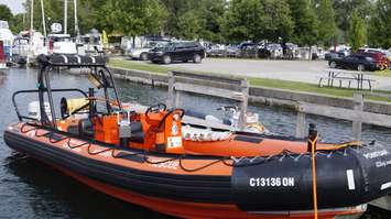 PointSAR's Zodiac rescue boat. June 21, 2018. (Photo by Colin Gowdy, BlackburnNews)