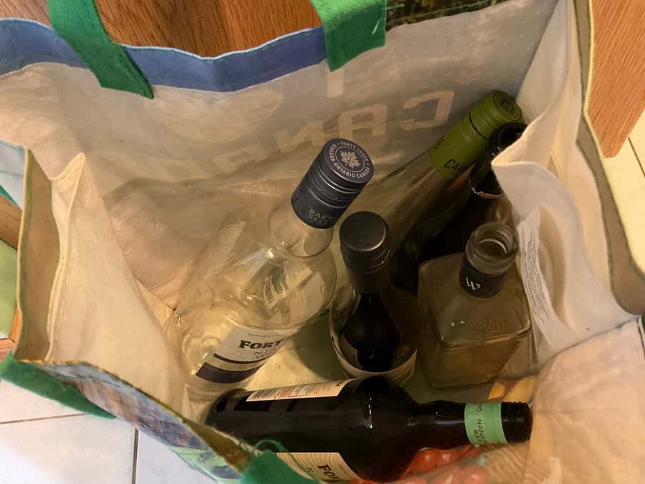 Returning empty alcohol containers Wednesday will get you extra cash
