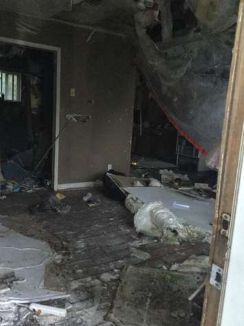 The former home of Kirk Peters on Snye Subdivision Road. (Photo submitted by Kirk Peters) 