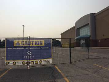 Renovations at the former Sears building in Sarnia - July 9/19 (Blackburnnews.com photo by Dave Dentinger)