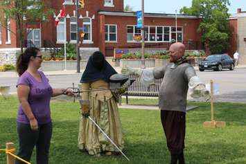Life in the Middle Ages event at the Chatham-Kent Public Library Tilbury Branch on Tuesday, July 9, 2019. (Photo by Allanah Wills)