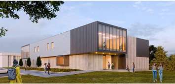 Artist rendering of a new $14-million academic pavilion at Brescia University College. Submitted photo. 