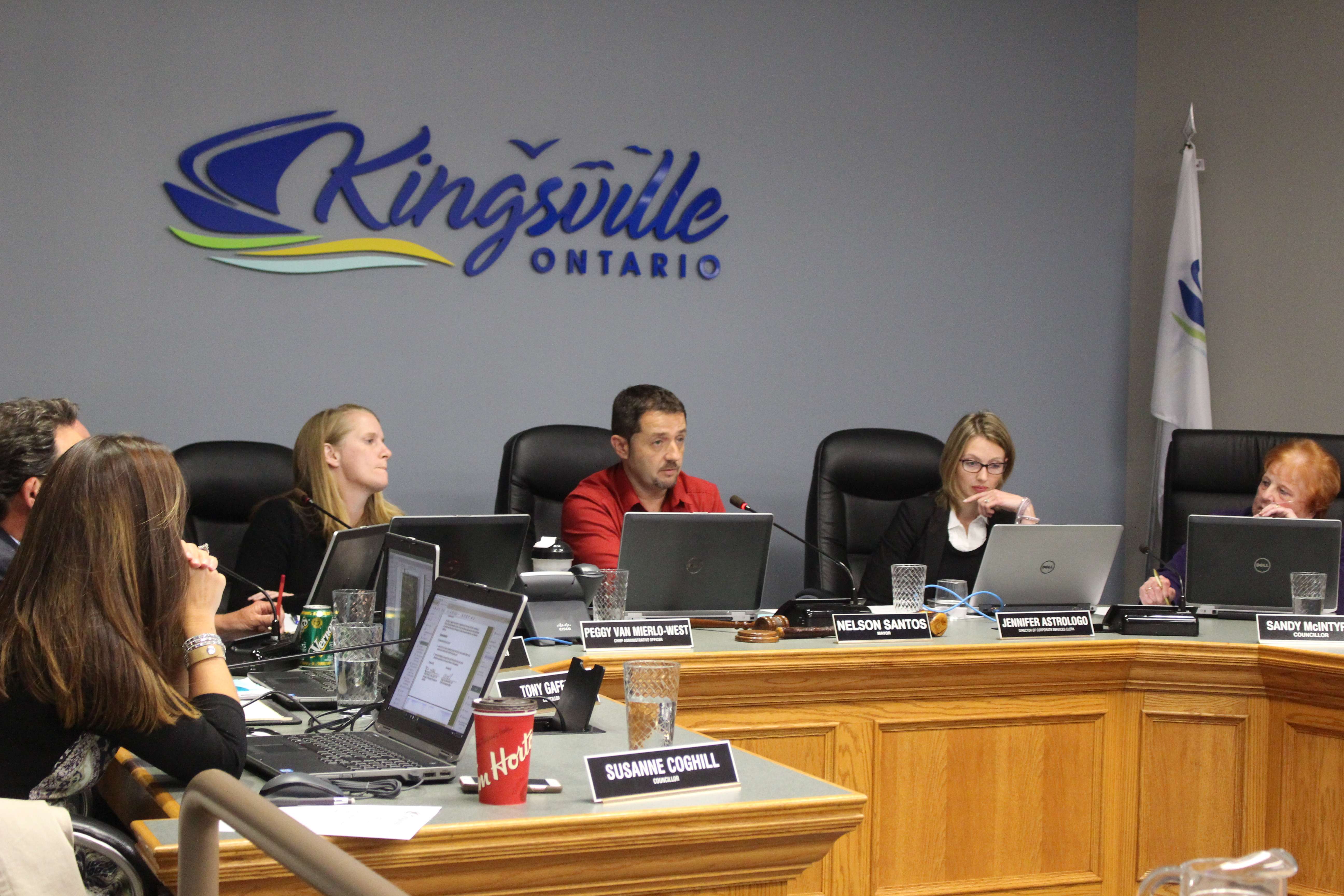 Development Plan Before Kingsville Town Council