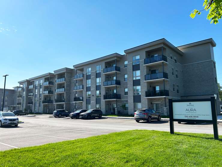 Aura Apartments. May, 2025. Image courtesy of Skyline Living.