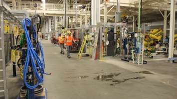 A look inside Windsors Chrysler Assembly Plant, February 9, 2015. (Photo by Jason Viau)