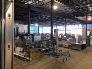 Construction  underway at the Cascades Casino on  Richmond St in Chatham on February 5, 2019. (Photo by Allanah Wills) 