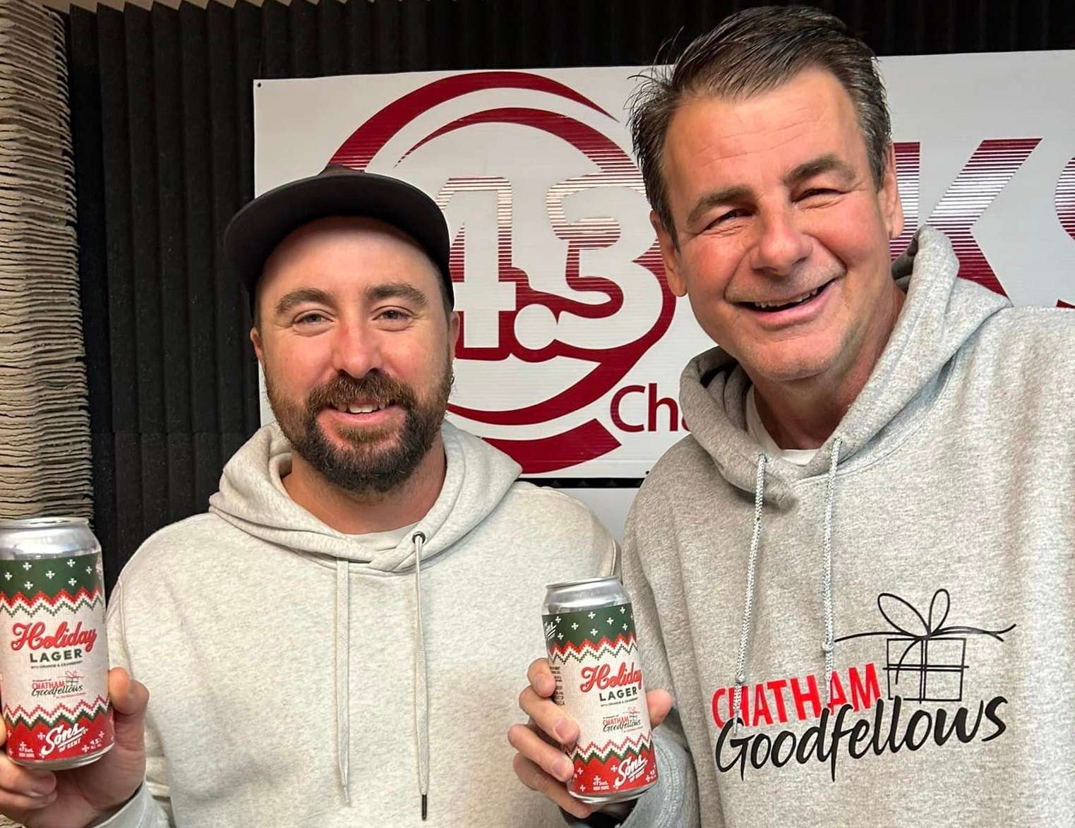 Holiday Lager brewing support for Chatham Goodfellows