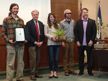 Return the Landscape for community stewardship award. May 9, 2016 (BlackburnNews.com Photo by Briana Carnegie)

