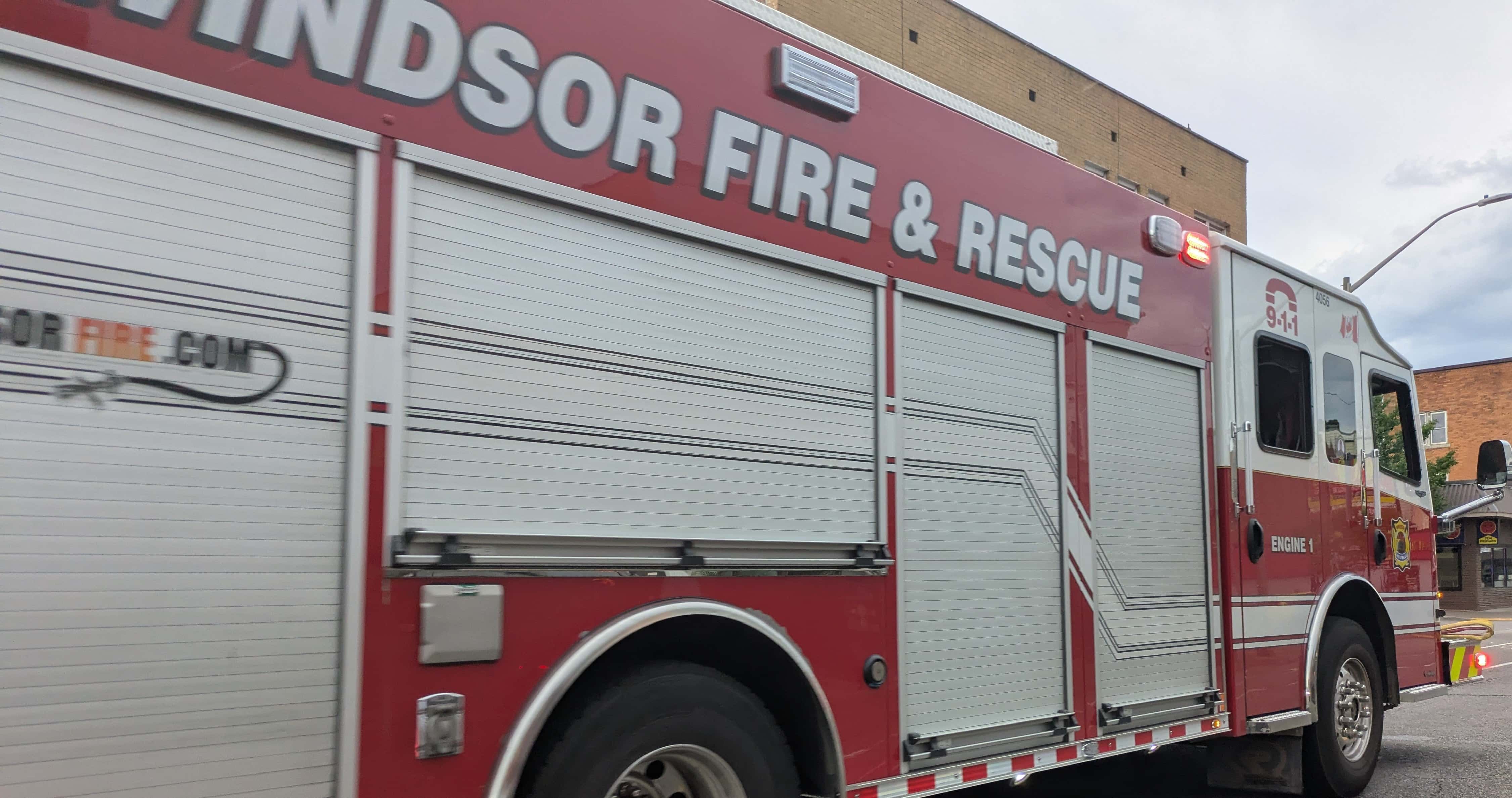 House fire near downtown Windsor displaces five people