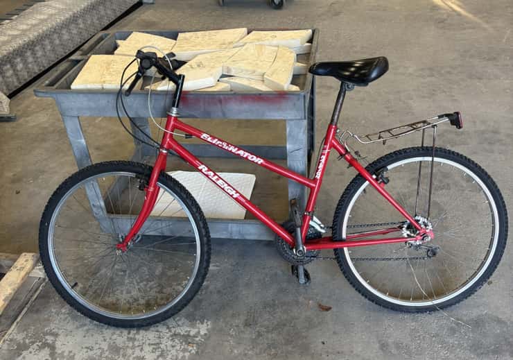 A bicycle used by a suspect who broke into an electrical facility in Sarnia - July 29/26 (Photo courtesy of Sarnia Police Service)