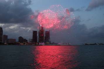 Thousands attend the 2015 Detroit Ford Fireworks Display along Windsor's waterfront on June 22, 2015. (Photo by Ricardo Veneza)