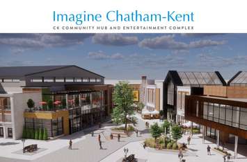 CK Community Hub and Entertainment Complex proposal concept drawing. (Photo courtesy of the Municipality of Chatham-Kent)