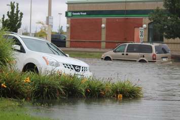 Heavy rain in Windsor-Essex caused flooding across many roadways in the region, also affecting homes and businesses on September 29, 2016. (Photo by Ricardo Veneza)