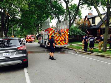 Fire at 1246 Lincoln Rd. September 9, 2015 (Photo by Adelle Loiselle)