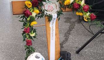 2023 Day of Mourning Ceremony in Sarnia. Sarnia News Today photo by Stephanie Chaves.