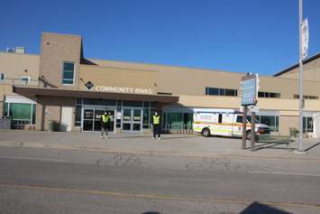 Targeted vaccine clinic for the 80+ population at the WFCU Centre in Windsor, March 3, 2021. (Photo by Maureen Revait) 