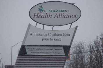 BlackburnNews.com file photo of the Chatham-Kent Health Alliance. (Photo by Jason Viau)