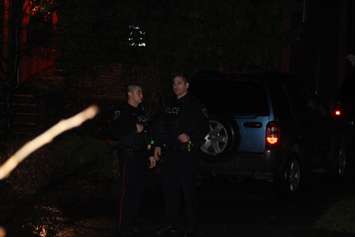 Windsor police investigate a shooting at 187 Oak St. in Windsor on December 23, 2015. (Photo by Ricardo Veneza)