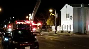 Fire in Point Edward Nov. 17, 2015. (Photo submitted by Zac Holmes)