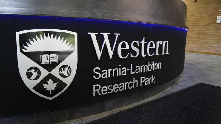 The Western Sarnia-Lambton Research Park. 11 October 2023. (Photo by SarniaNewsToday.ca)