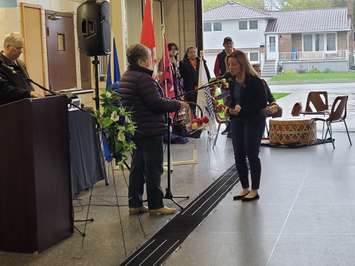 2023 Day of Mourning Ceremony in Sarnia. Sarnia News Today photo by Stephanie Chaves.