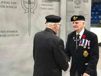 Sarnia Remembrance Day service inside Sarnia Arena. November 11, 2018 (Photo by Sue Storr.)