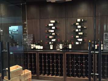 Photo of the Dream Home wine cellar. Photo by Ashton Patis, BlackburnNews.com