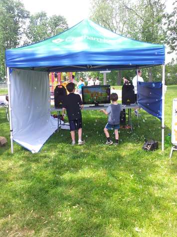 Local residents flock to the CK Youth Festival at Chatham's Tecumseh Park, May 30, 2015. (Photo by Blackburn Radio's Summer Patrol)