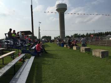 The crowds gather in Pain Court for the Ultimate Rodeo Tour, July 17, 2015. (Photo by the Blackburn Radio Summer Patrol)