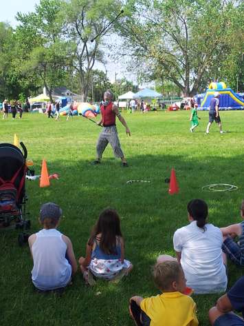 Local residents flock to the CK Youth Festival at Chatham's Tecumseh Park, May 30, 2015. (Photo by Blackburn Radio's Summer Patrol)
