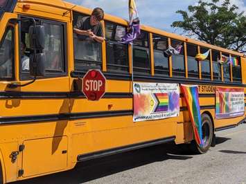 The Windsor Essex PrideFest Parade on Ottawa Street in Windsor, August 7, 2022. Photo by Mark Brown/WindsorNewsToday.ca.