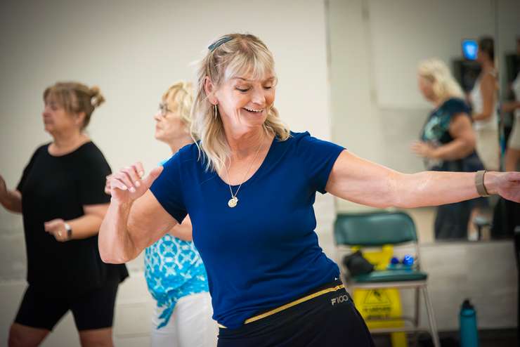 Women dancing at the Strangway Centre. File photo courtesy of the City of Sarnia.