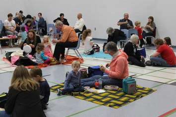 Grandparents Day at Christ The King Catholic School. May 1, 2017. (Photo by Natalia Vega)