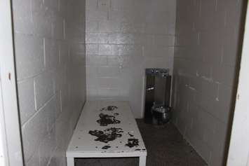 Segregation unit at the Windsor Jail. used for misbehaviour or protection of the inmate. (Photo by Maureen Revait)