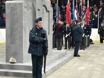 Sarnia Remembrance Day service inside Sarnia Arena. November 11, 2018 (Photo by Sue Storr.)