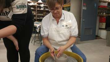 Lynn Mathieson from the Sarnia Legion takes part in the Bowl-a-Thon. February 23, 2018. (Photo by Colin Gowdy, Blackburn News)