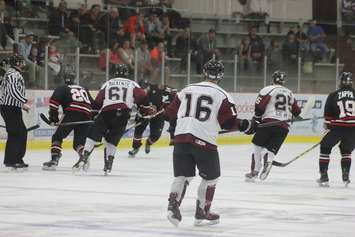 The Chatham Maroons take on the Sarnia Legionnaires, September 18, 2016. (Photo courtesy of Jocelyn McLaughlin)