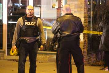 Emergency crews respond to a multi-vehicle crash on Wyandotte St. E at St. Rose Ave., March 31, 2015. (Photo by Jason Viau)