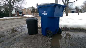Progressive Waste Solutions has launched a pilot program in both Tilbury and Wallaceburg, dropping off garbage bins on a trial basis with the option to buy. (Photo by Matt Weverink)