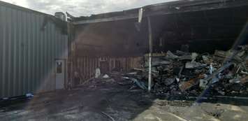 The aftermath of a fire at QPS Mechanical Heating and Cooling in Chatham. (Photo courtesy of QPS Mechanical)